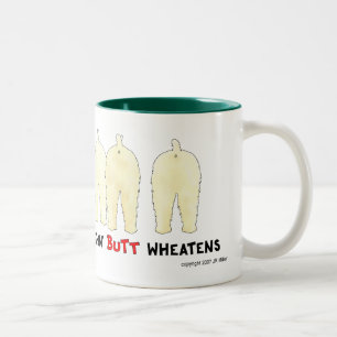 Nothin' Butt Wheatens Two-Tone Coffee Mug
