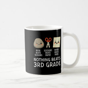 Nothing Beats 3rd Grade For Kids Boys Girls Back T Coffee Mug