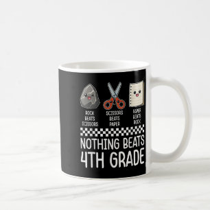 Nothing Beats 4th Grade Funny Back To School Kids  Coffee Mug