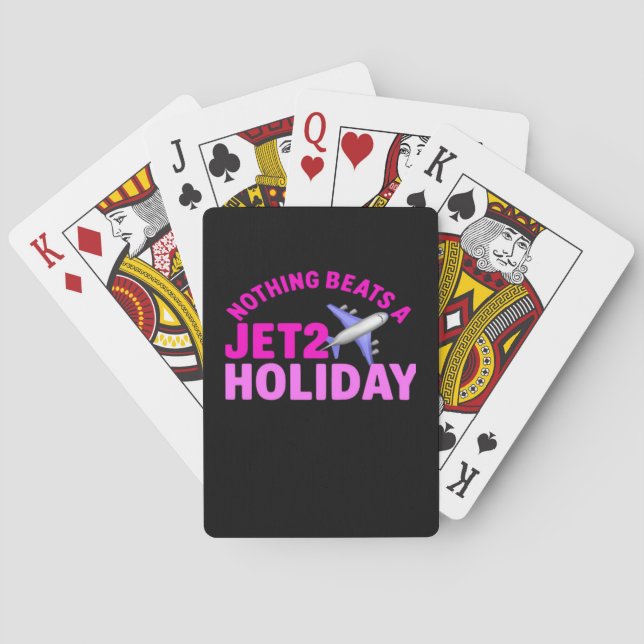 Nothing Beats A Jet2 Holiday Meme Sloth Playing Cards (Back)