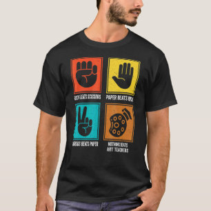 Nothing Beats Art Teacher Artistry Artist Mentor E T-Shirt
