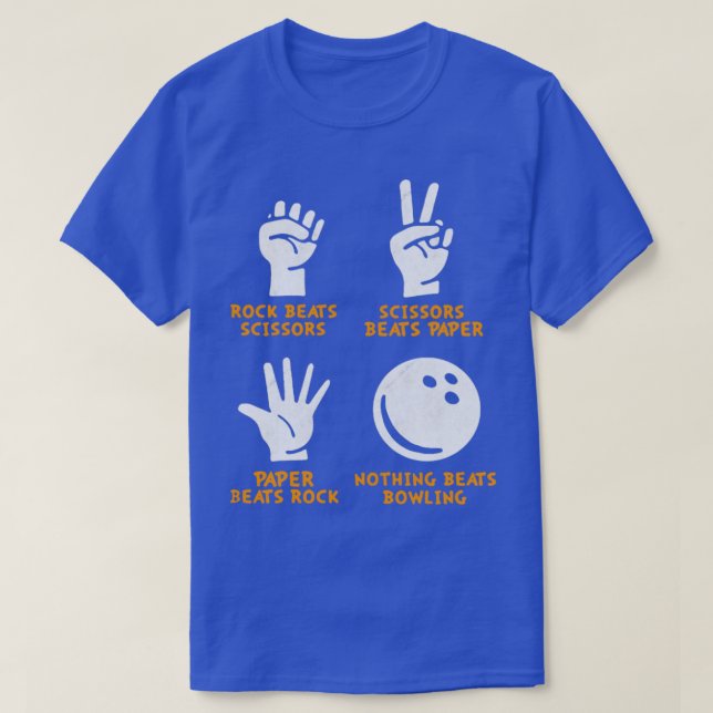 Nothing Beats Bowling  T-Shirt (Design Front)