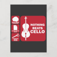 Nothing Beats Cello Rock Scissor Paper Musician