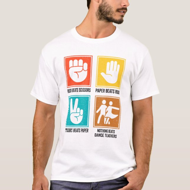 Nothing Beats Dance Teacher Choreographer Instruct T-Shirt (Front)