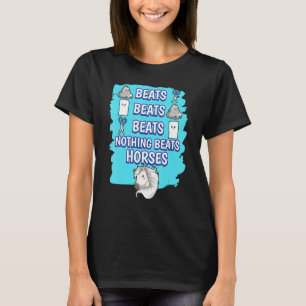 Nothing Beats Horses Rock Paper Scissors Game Hors T-Shirt