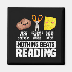 Nothing beats reading book librarian across magnet