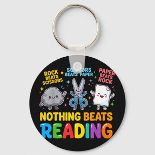 Nothing beats reading rock paper scissors reading key ring