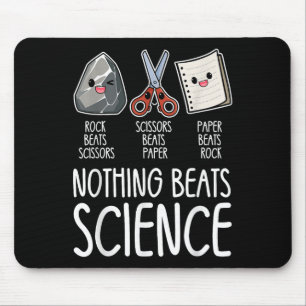 Nothing Beats Science Funny Back To School Stem Te Mouse Pad