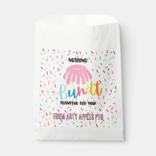 nothing bundt thankful for you cake favour bag