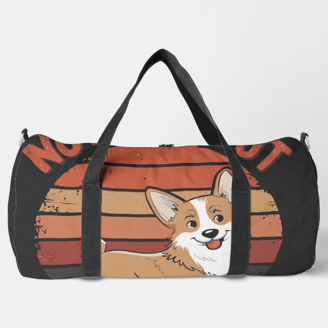 Nothing But Corgi Duffle Bag (Front)