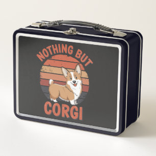 Nothing But Corgi Metal Lunch Box