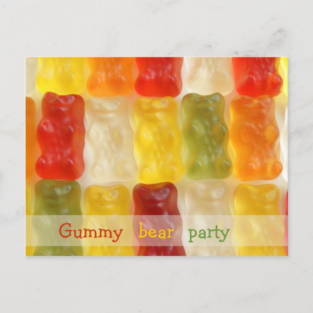 nothing but gummy bears postcard (Front)