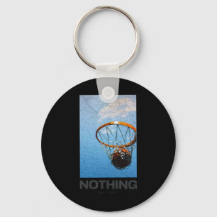 Nothing But Net Basketball Minimalist Hoop Sky Des Key Ring