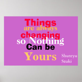 Nothing can be yours poster