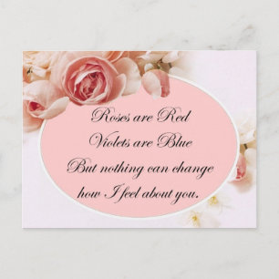 Nothing can change how I feel about you Postcard