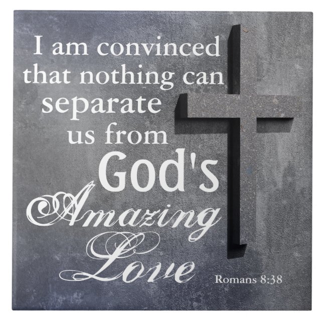 Nothing can separate us from God's Love, Cross Tile (Front)