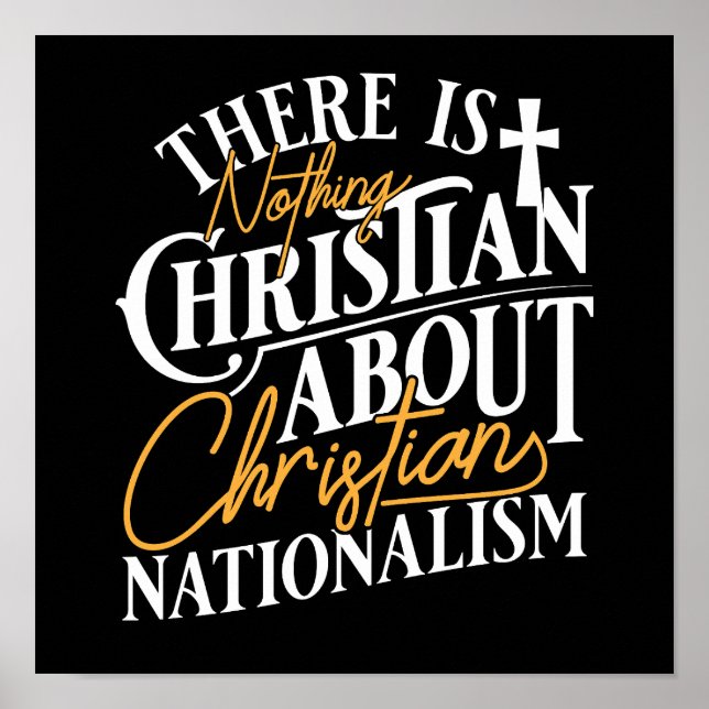 NOTHING CHRISTIAN ABOUT IT POSTER (Front)