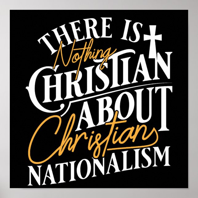 NOTHING CHRISTIAN ABOUT IT POSTER (Front)