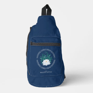 Nothing Comes From Nothing - The White Lotus Sling Bag