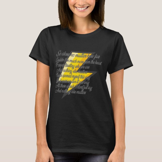 Nothing Else S (lyrics) Sticker  T-Shirt (Front)