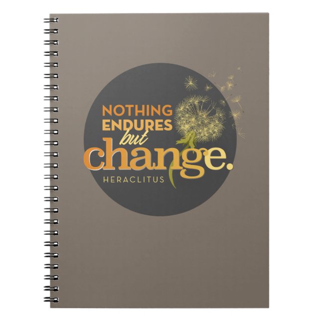 Nothing Endures But Change Journal (Front)