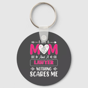 Nothing Es Me Funny Lawyer Mom Quote Key Ring
