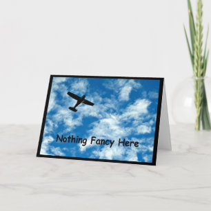 Nothing Fancy Here Just A Plane Graduation Card! Card