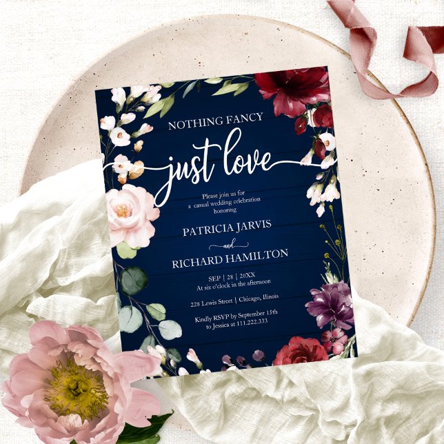 Nothing Fancy Inexpensive Wedding Invitations (Creator Uploaded)