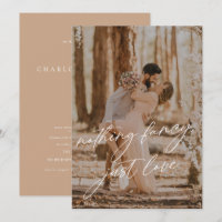 Nothing Fancy Just Love Photo Elopement Wedding