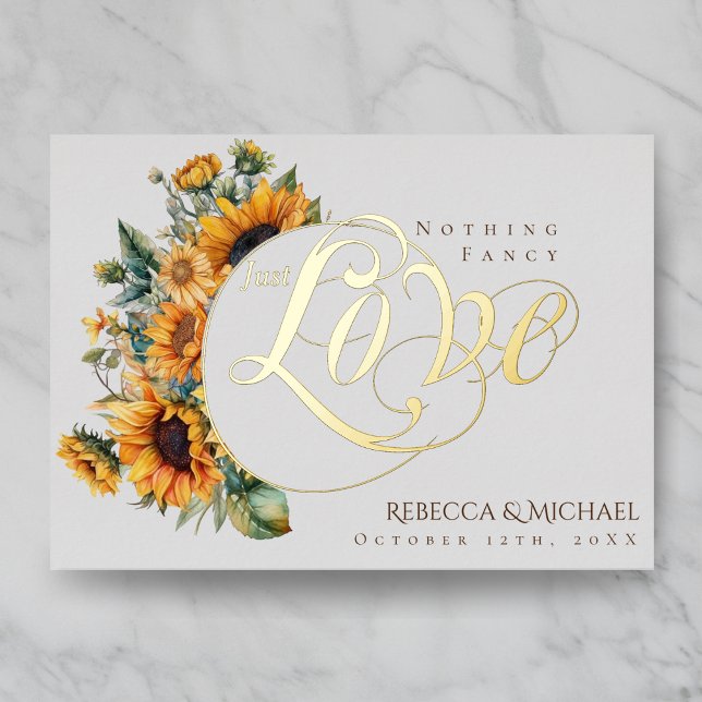 Nothing Fancy Just Love Rustic Sunflower Wedding (Creator Uploaded)