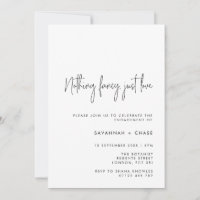 Nothing Fancy Just Love Simple Engagement Party In