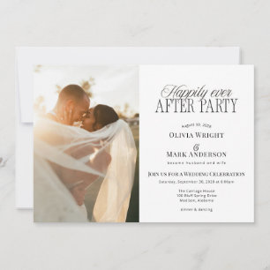 Nothing Fancy Just Love Wedding Invitation