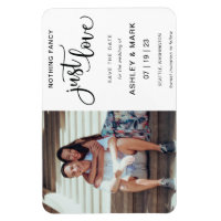 Nothing Fancy Just Love Wedding Photo Save The Dat