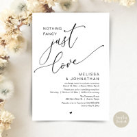 Nothing Fancy, Just Love, Wedding Reception