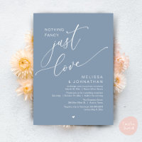 Nothing Fancy, Just Love, Wedding Reception