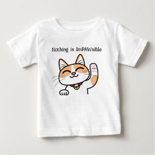 Nothing is ImPAWsible Baby Fine Jersey T-Shirt