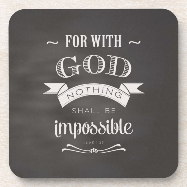 Nothing Is Impossible Coaster (Front)
