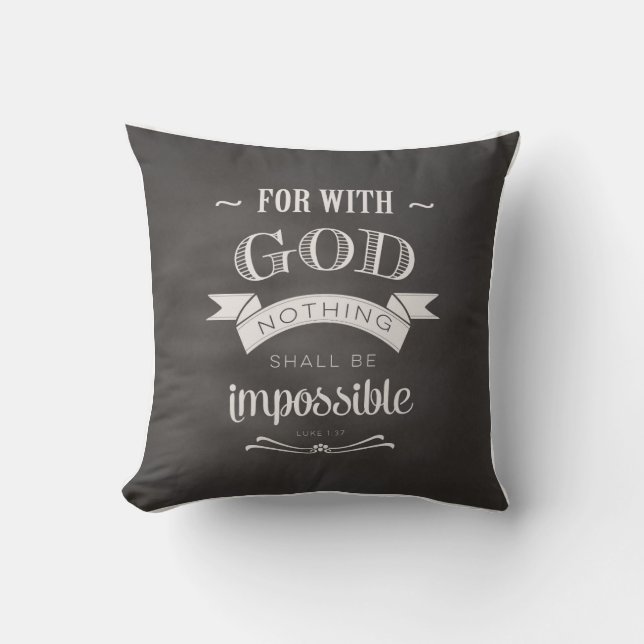 Nothing Is Impossible Cushion (Front)