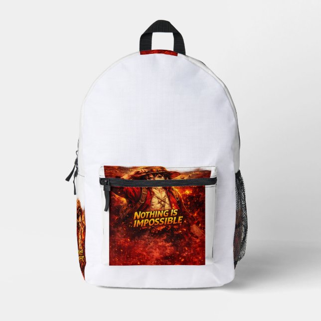 Nothing Is Impossible Motivational Backpack | Insp (Front)