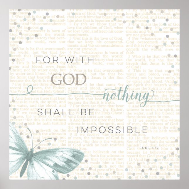 Nothing Is Impossible Poster (Front)