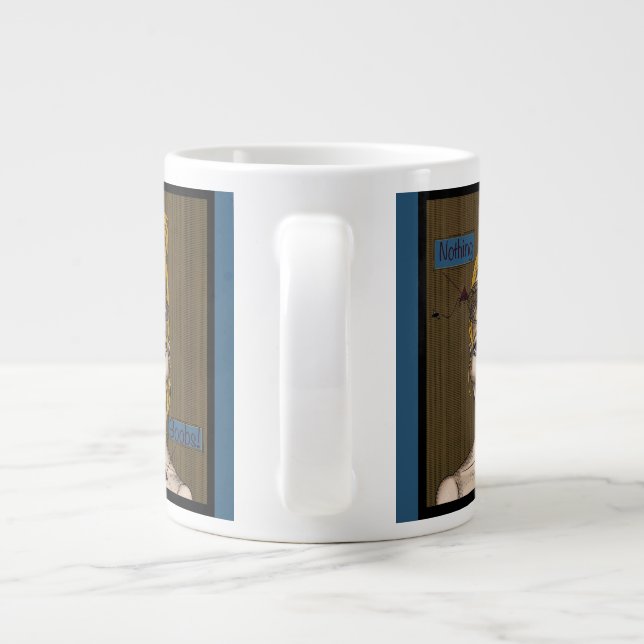 Nothing Large Coffee Mug (Back)