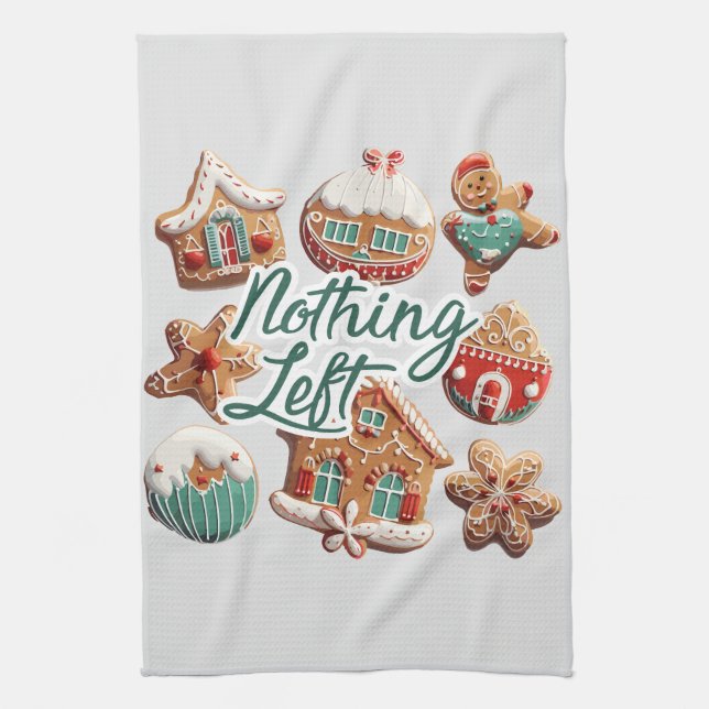 Nothing left tea towel (Vertical)