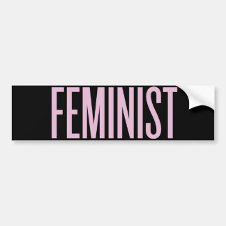 Nothing Like Feminism in the Morning Bumper Sticker