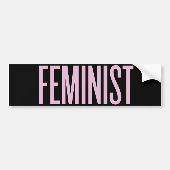 Nothing Like Feminism in the Morning Bumper Sticker (Front)