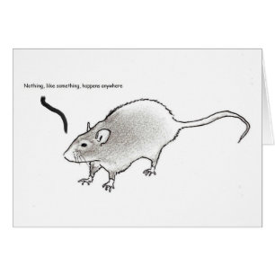 Nothing, like something, happens anywhere