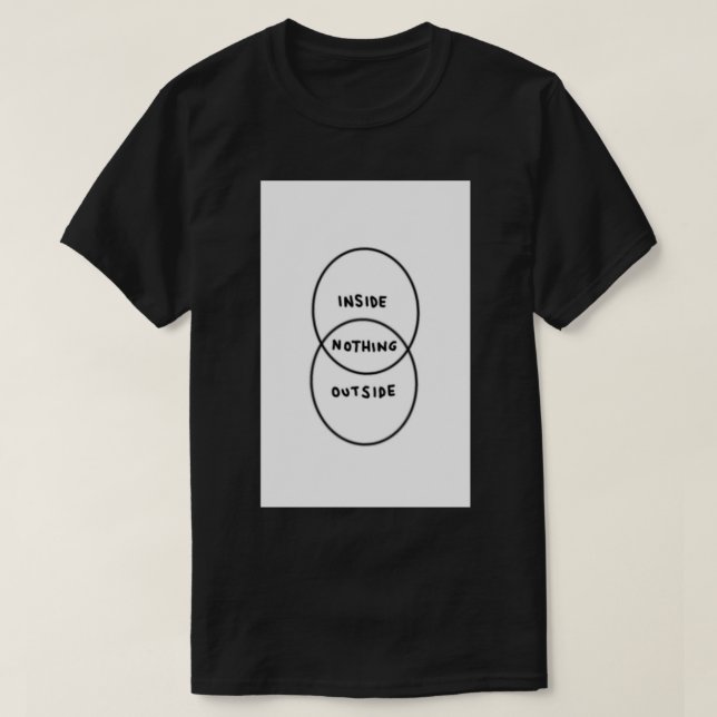Nothing on the Inside Nothing on the Outside  iPho T-Shirt (Design Front)