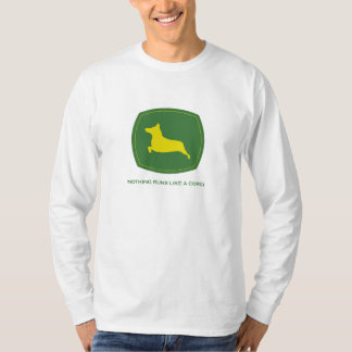 Nothing Runs Like A Corgi Men's Longsleeve T-shirt