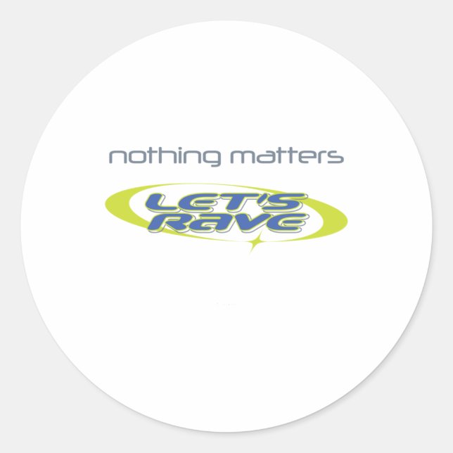 Nothing S  Classic Round Sticker (Front)