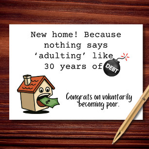 Nothing Says Adulting Like 30 Years of Debt Card