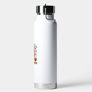 Nothing Scares Me Turkey Mum Halloween Nurse Ghost Water Bottle